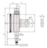 Picture of Comparatore , fondello piatto,tipo ISO
One Revolution, Shockproof, 1mm, 0,01mm