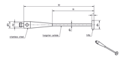 Immagine di Disk stylus ruby M2 Ø4,0mm
disk thickness 1,0mm, carbide stem Ø1,0mm, base stainless steel l Ø3,0mm, L 32,0mm, ML 19,0mm