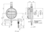 Picture of INDICATORE DIGIMID-SX
pollici/mm, 0,5 ", 0,0001", fondello c/asola