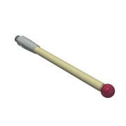 Picture of Stylus M2 ruby ball Ø3,0mm
,
ceramic stem Ø2mm, stainless steel base Ø3,0mm, L30mm, ML 27mm