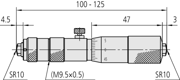 Immagine di Micrometro tubolare per interni
100-125mm, da 139-173 a 139-177