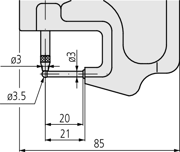 Immagine di Spessimetro Quick con punte tastatrici a disco in ceramica
0-10mm, 0,01mm, Tube Thickness