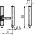 Picture of Punte di misura, serie 552
2 pz., becchi a tracciare