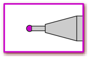 Picture of Tastatore sferico coassiale
Ø2mm, Rubino, 72 mm lung.