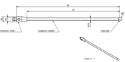 Immagine di Stylus M2 ruby ball Ø2,0mm
carbide stem Ø1,5mm, base stainless steel Ø3,0mm L 58,0mm, ML 52,0mm