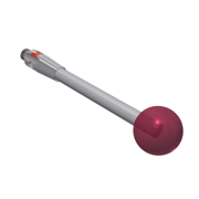 Picture of Stylus M2 ruby ball Ø6,0mm
carbide stem Ø2,0mm, base stainless steel Ø3,0mm L 25,0mm, ML 25,0mm