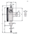 Immagine di Comparatore analogico, fondello con asola, tipo ANSI/AGD
Jeweled Bearing, Shockproof, 2", 0,001"