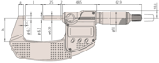 Picture of Micrometro digitale IP-65 con frizione
1-2", with Output