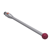 Immagine di Stylus M3 ruby ball Ø4,0mm
carbide stem Ø2,0mm, base stainless steel Ø4,0mm L 40,0mm, ML 36,0mm