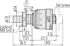 Picture of Micrometer Head, Short Thimble Type
0-6,5mm, 0,01mm, Flat, with Clamp Nut