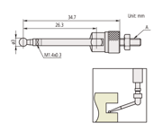 Immagine di Contact Element Lever Point, 4-48UNF
Acciaio, pollici