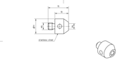 Immagine di Adapter M5-M4, stainless steel
L 6,5mm