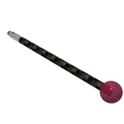 Picture of Stylus M3 ruby ball Ø10,0mm
carbon fibre Ø4,0mm, base stainless steel Ø4,0mm L 75,0mm, ML 75,0mm