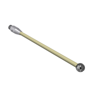 Immagine di Stylus M3 silicon nitride ball Ø4,0mm
,
ceramic stem Ø2mm, stainless steel base Ø4,0mm, L50mm, ML 46mm