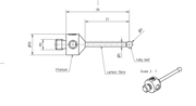 Immagine di Stylus M5 ruby ball ø3,0mm
Stylus M5, ruby ball Ø3mm, carbon fibre stem Ø2mm, titanium base Ø10mm, L30mm, ML21mm