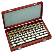 Picture of Gauge Block Set, Metric, Insp. Cert., BS
47 Blocks, Grade 1, Ceramic