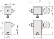 Immagine di Supporto di centraggio per LSM-501S / 503S / 6902H