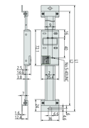 Immagine di RIGA ELETTRONICA ABS 4"
4 "/ 100 mm, verticali