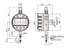 Picture of Digital Indicator, Peak Hold ID-C
Inch/Metric, 0,5", 0,00005", Flat Back Plate