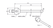 Immagine di STILO CARBURO
carbide stem Ø3,5mm, base titanium Ø11,0mm L 47,5mm, ML 37,5mm