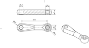 Immagine di Joint M4, stainless steel
Adjustable joint M4 stainless steel, L 27,6,0mm, body Ø8,6,0mm