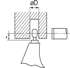 Immagine di Micrometro digitale per tubi IP65
Spherical Anvil Flat Spindle, 0-25mm