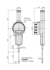 Picture of Digital Indicator ID-F
Inch/Metric, 2", 0,00002", ASME/ANSI/AGD, with BS AC-Adapter