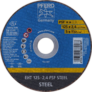 Picture of PFERD Dischi da taglio EHT 125-2,4 PSF STEEL