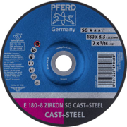 Immagine di PFERD Dischi da sbavo E 180-8 ZIRKON SG CAST+STEEL