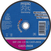 Picture of PFERD Dischi da taglio EHT 230-2,9 SG CAST+INOX