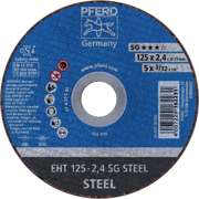 Picture of PFERD Dischi da taglio EHT 125-2,4 SG STEEL