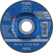 Picture of PFERD Dischi da taglio EH 115-2,4 SG INOX