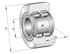 Immagine di Rulli di appoggio - NNTR90X220X100-2ZL