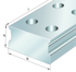 Immagine di Guideways for linear recirculating ball bearing unit - TKVD42