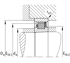 Immagine di Cuscinetto radiale a rulli cilindrici - N1008-D-K-PVPA1-SP-XL