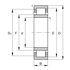 Immagine di Cuscinetto radiale a rulli cilindrici - NU215-E-XL-M1-F1-H257A-J20B