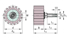 Immagine di Ruota dentata di lubrificazione - ARCALUB-X.PINION-MD1,5-Z24-B15-G-G