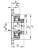 Immagine di Unità di supporto flangiato - PCJT40-XL-N-FA125