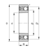 Immagine di Cuscinetto radiale orientabile a sfere - 2209-K-2RS-TVH-C3