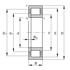 Immagine di Cuscinetto radiale a rulli cilindrici - NUP2220-E-XL-M1A-C3