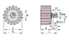 Immagine di Ruota dentata di lubrificazione - ARCALUB-X.PINION-MD3,0-Z17-B30-G-W