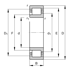Immagine di Cuscinetto radiale a rulli cilindrici - NJ238-E-M1-C3