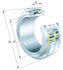 Immagine di Cuscinetto orientabile a rulli - 241SM470-MA