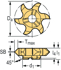 Picture of Solid carbide circular milling cutters for circlip grooving MG520-Z6