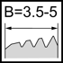 Picture of Maschio a macchina in HSS-E-PM • Prototex TiNi Plus • ≤2xD • MF/6HX • DIN 374 • Indicato per fori passanti