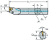 Picture of Boring bar – Lever clamping PTFNL-ISO-INNEN