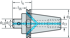 Picture of ASME B5.50 Weldon shank adaptor AB044.K