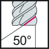 Picture of Fresa ad alto avanzamento VHM MD025 • Supreme • Codolo cilindrico • pollice • Angolo d'elica 50°