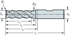 Immagine di Fresa per spallamenti in metallo duro integrale MD133 • Supreme • Codolo DIN 6535 HB • pollice • Angolo d'elica 35° • Rompitruciolo • Ampia lunghezza d’impiego