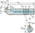 Immagine di Boring bar – Screw clamping A16T-SDUCL2-X